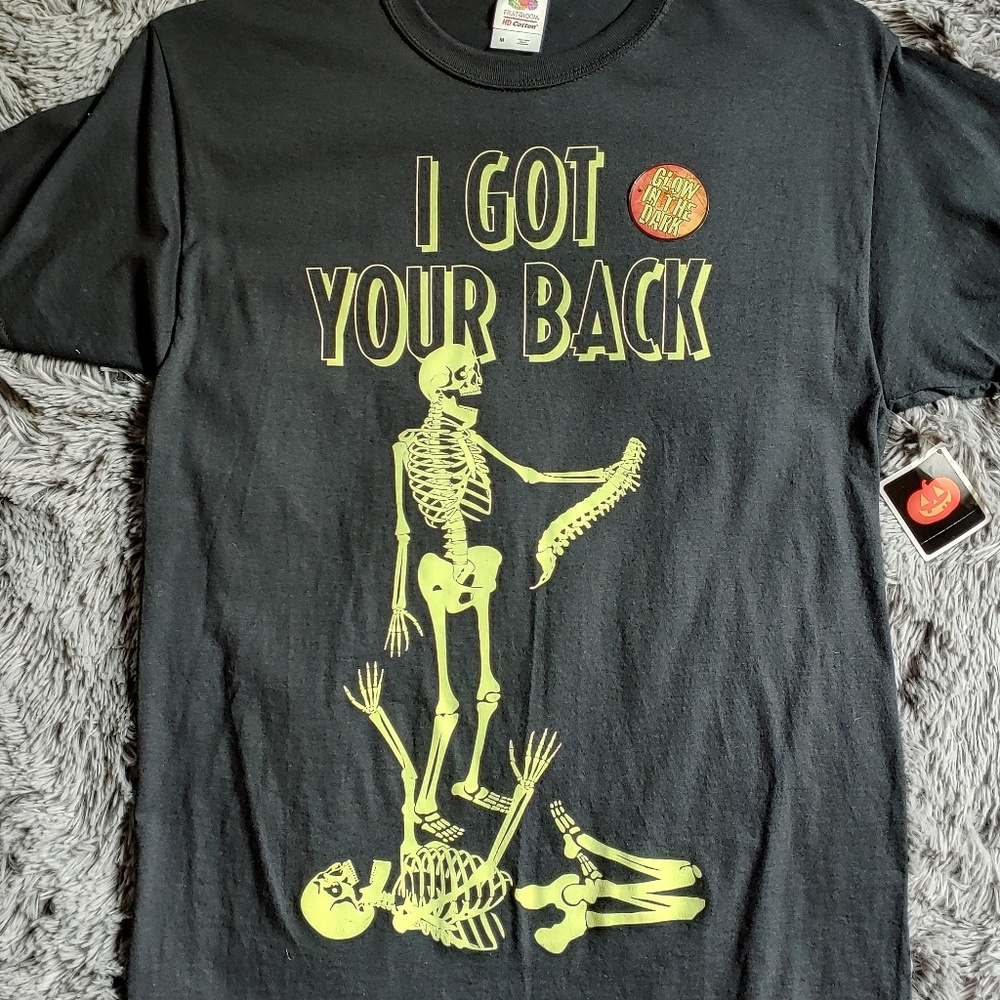 Men's graphic glow in the dark tee Halloween Shirt
